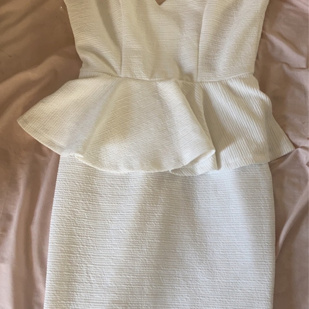 white charlotte russe dress